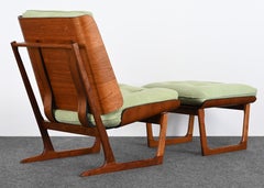 Sled Chair and Ottoman by Hans Juergens for Deco House, 1960s