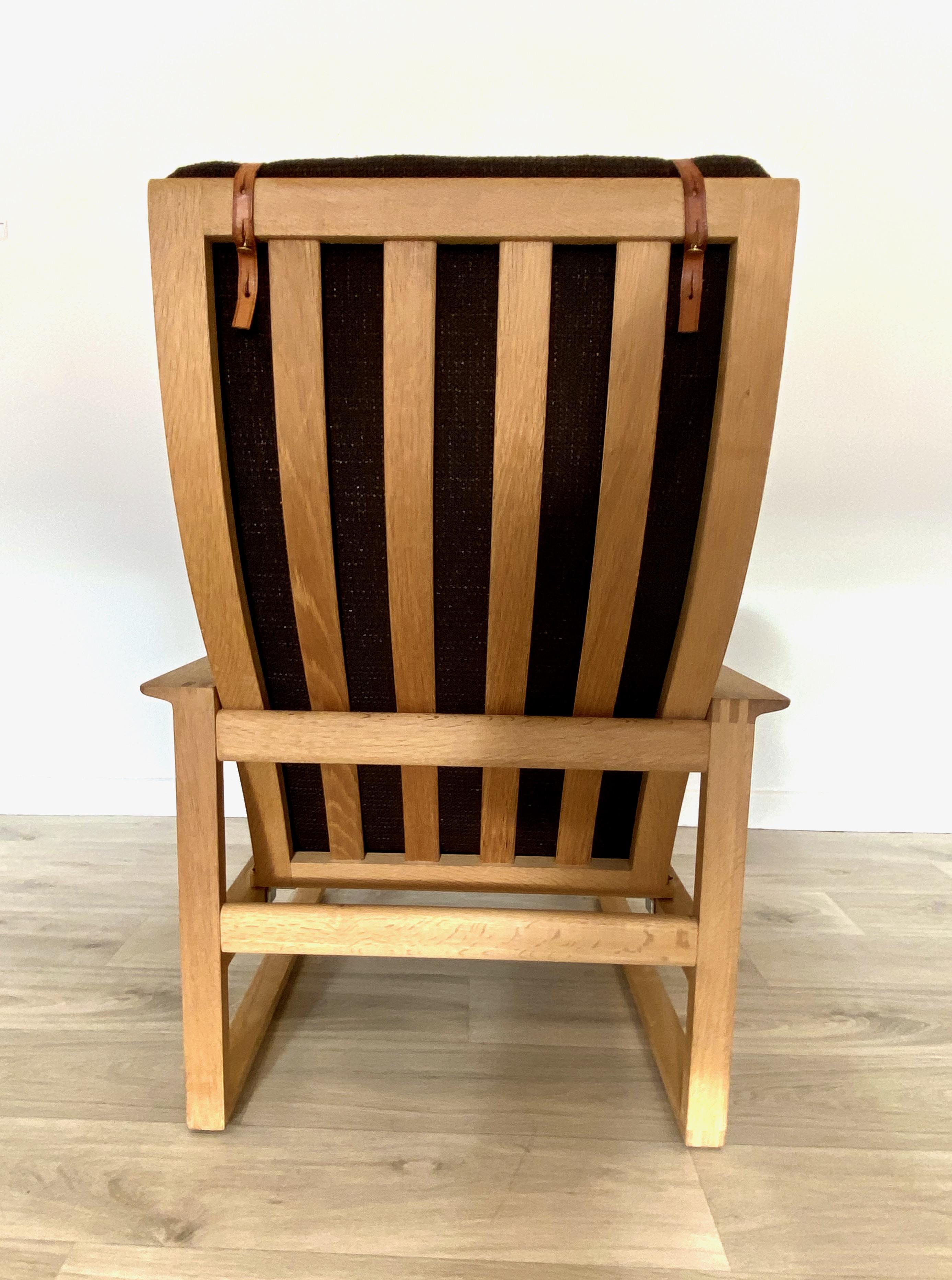 Milieu du XXe siècle Chaise luge, modèle 2254, par Börge Mogensen pour Fredricia en vente