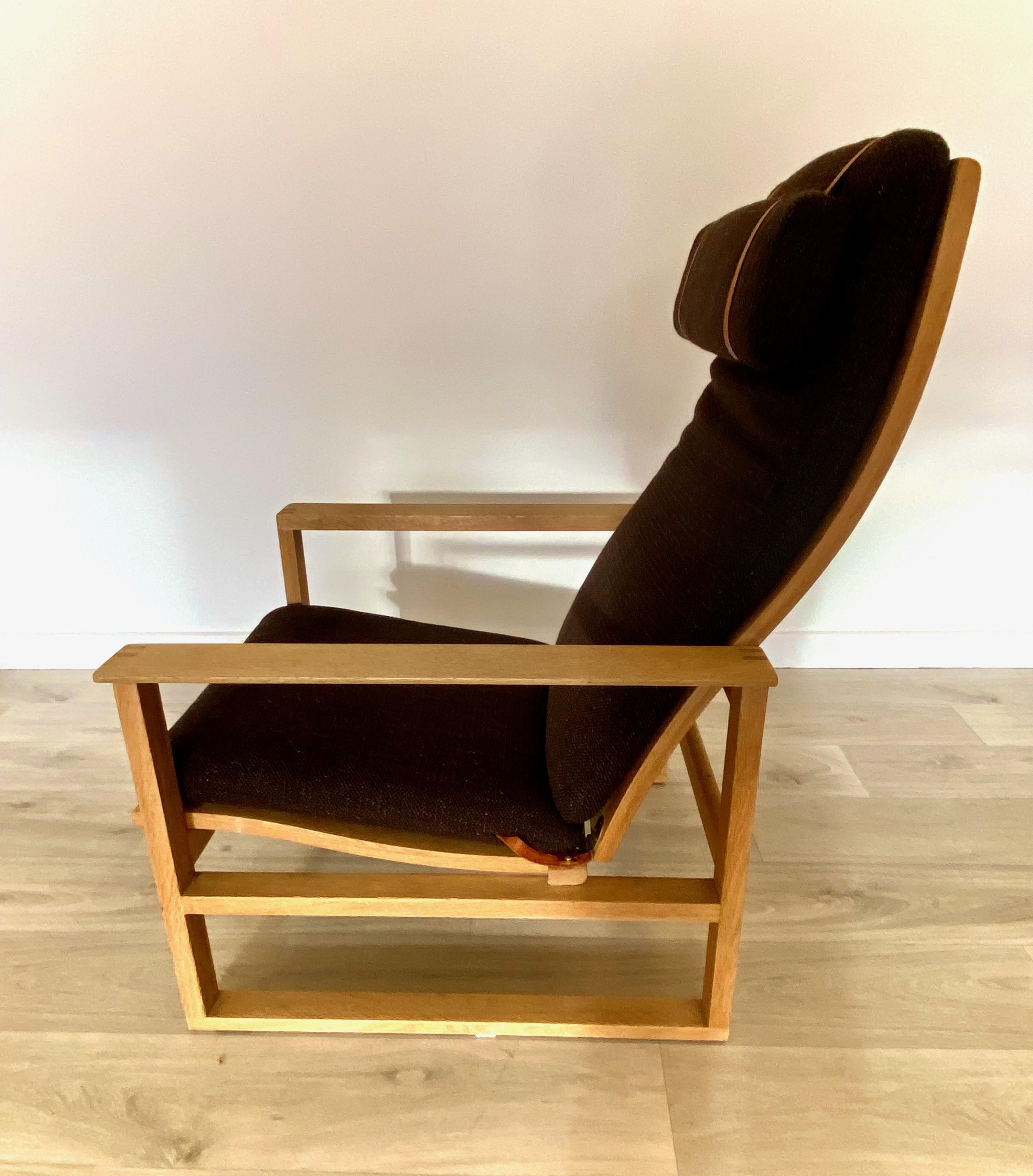 Chêne Chaise luge, modèle 2254, par Börge Mogensen pour Fredricia en vente