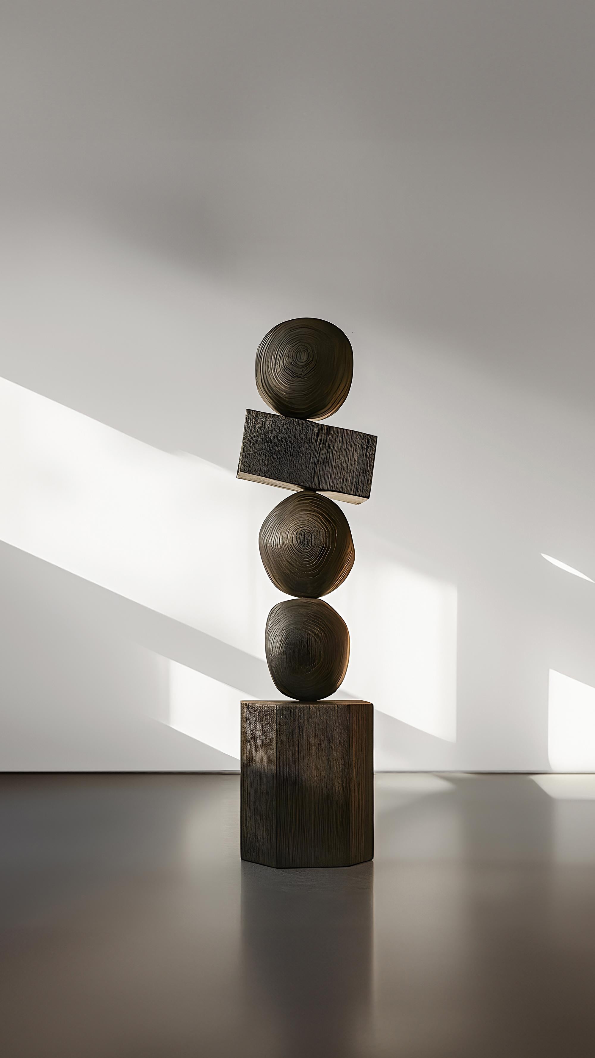 Mexican Sleek and Dark, Joel Escalona's Burned Oak Totem Emerges, Still Stand No92 For Sale