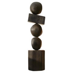 Sleek and Dark, Joel Escalona's Burned Oak Totem Emerges, Still Stand No92