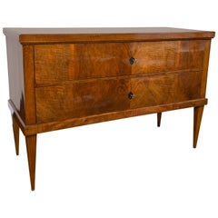 Sleek and Large Biedermeier Chest of Drawers