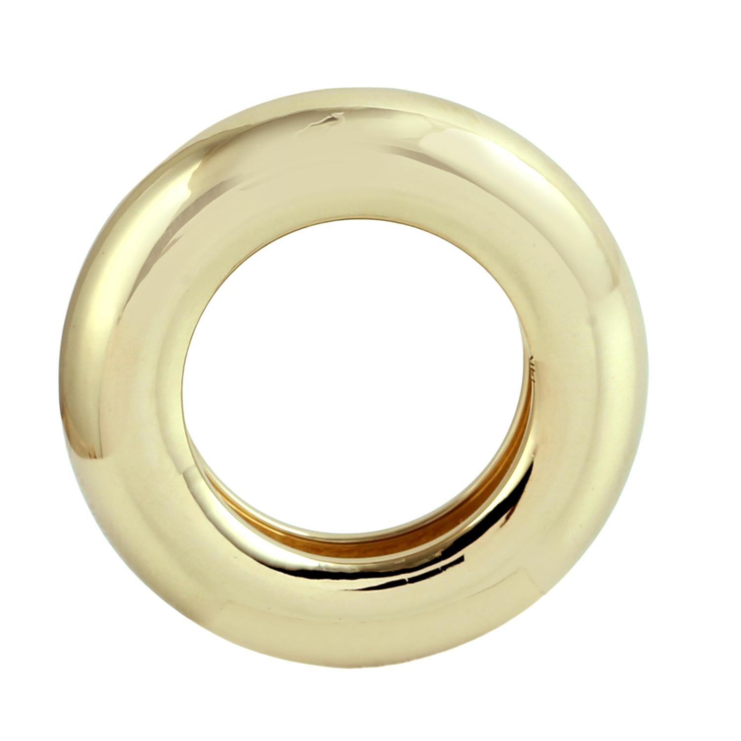 Art Déco Anello a fascia sottile in oro giallo 14k in vendita