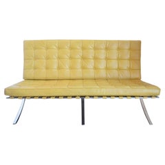 Vintage Sleek Barcelona Sofa, c. 1970's