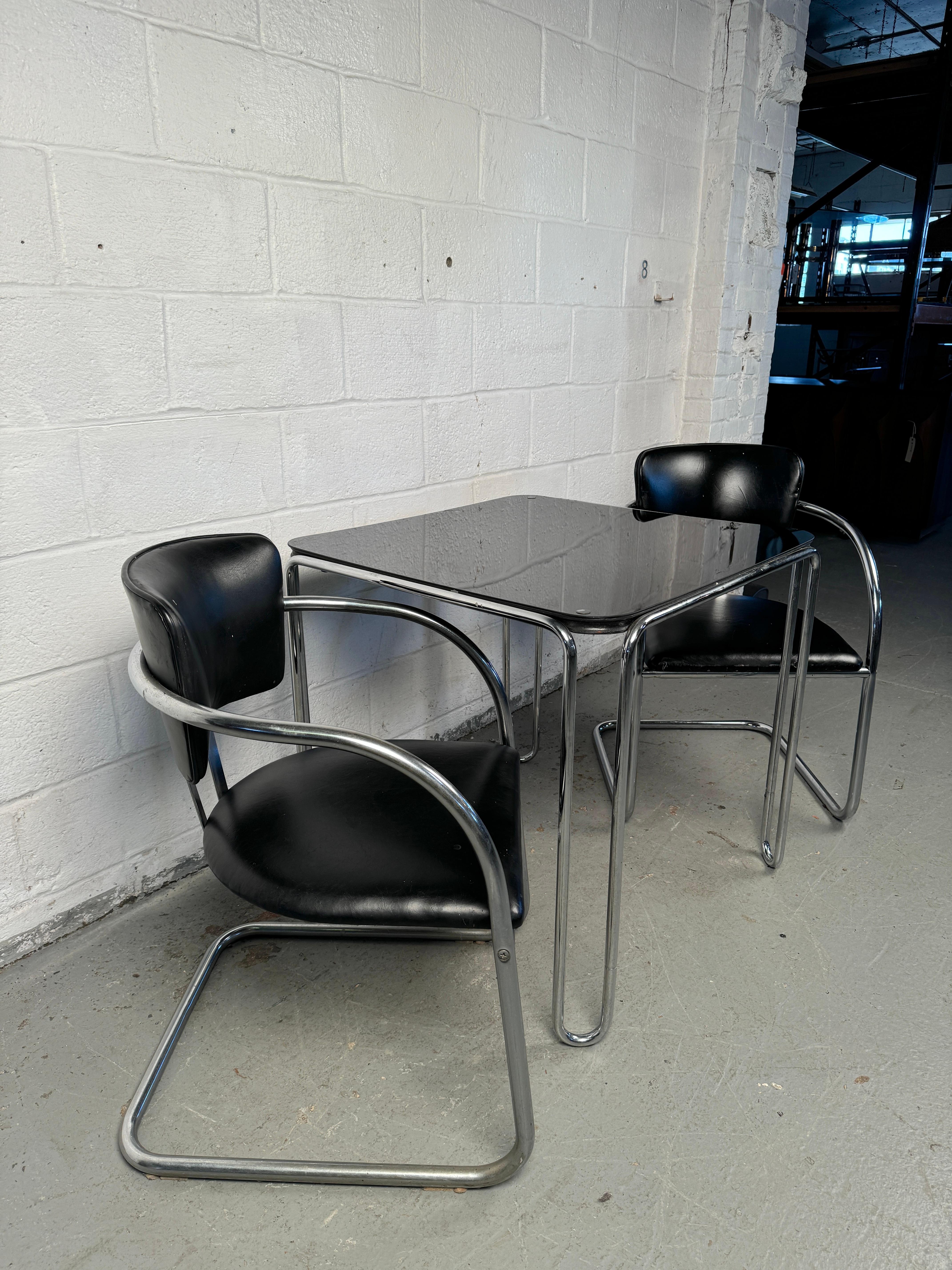20ième siècle Ensemble de tables B10 du Bauhaus par Marcel Breuer en vente