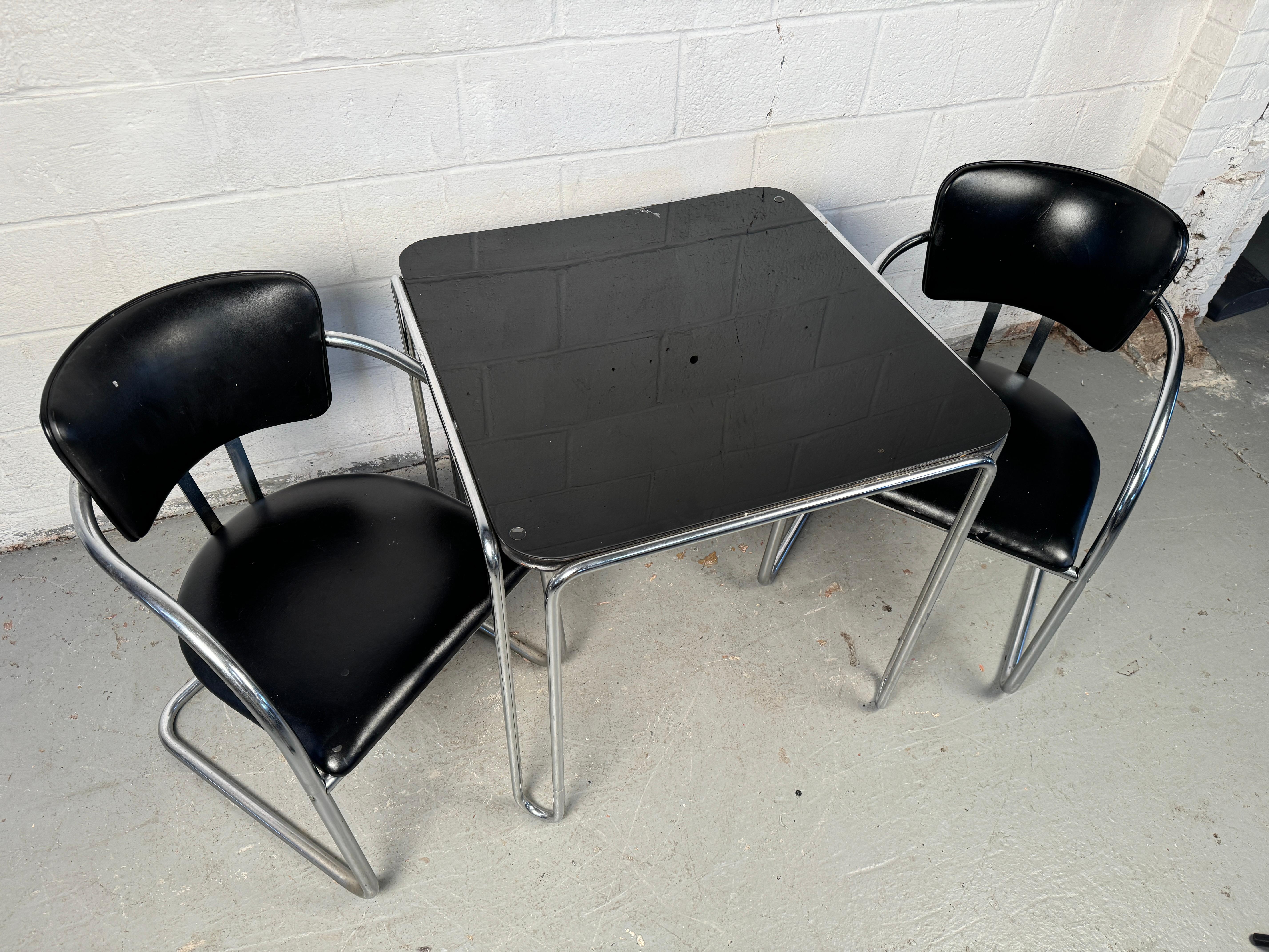 Métal Ensemble de tables B10 du Bauhaus par Marcel Breuer en vente