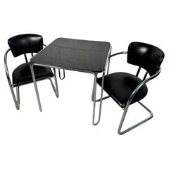 Vintage Sleek Bauhaus "B10" Table Set by Marcel Breuer