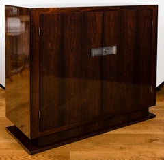 Sleek Belgium Modernist Two-Door Sideboard or Cabinet