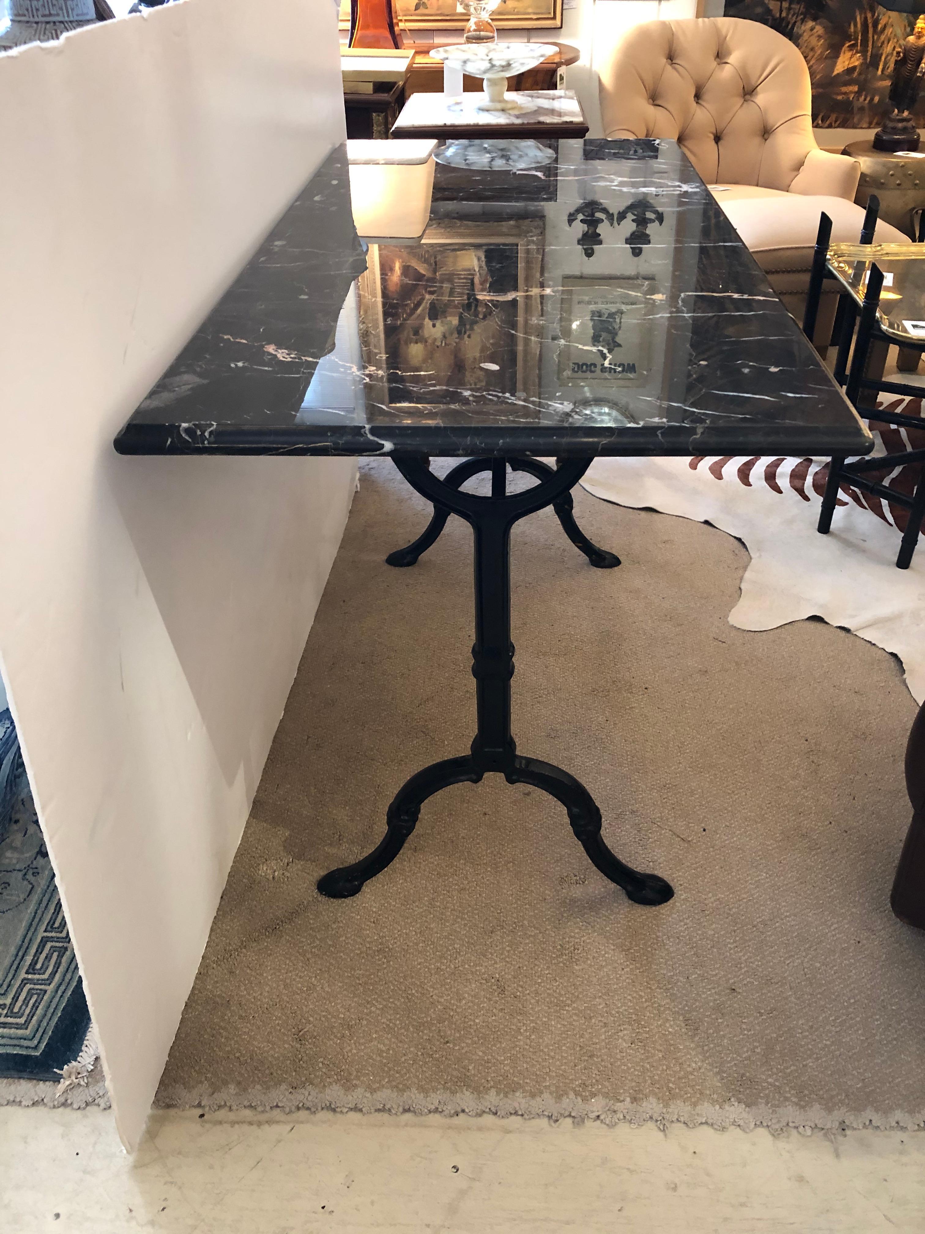 white console table