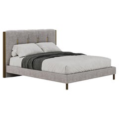 Sleek Cascade Bed with Detailed Headboard