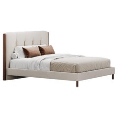 Sleek Cascade Bed with Detailed Headboard