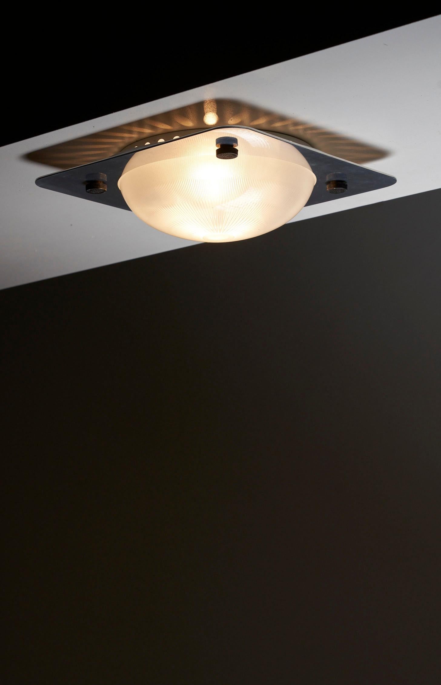Italian Sleek Ceiling Post Modern Fixture  by Tronconi For Sale
