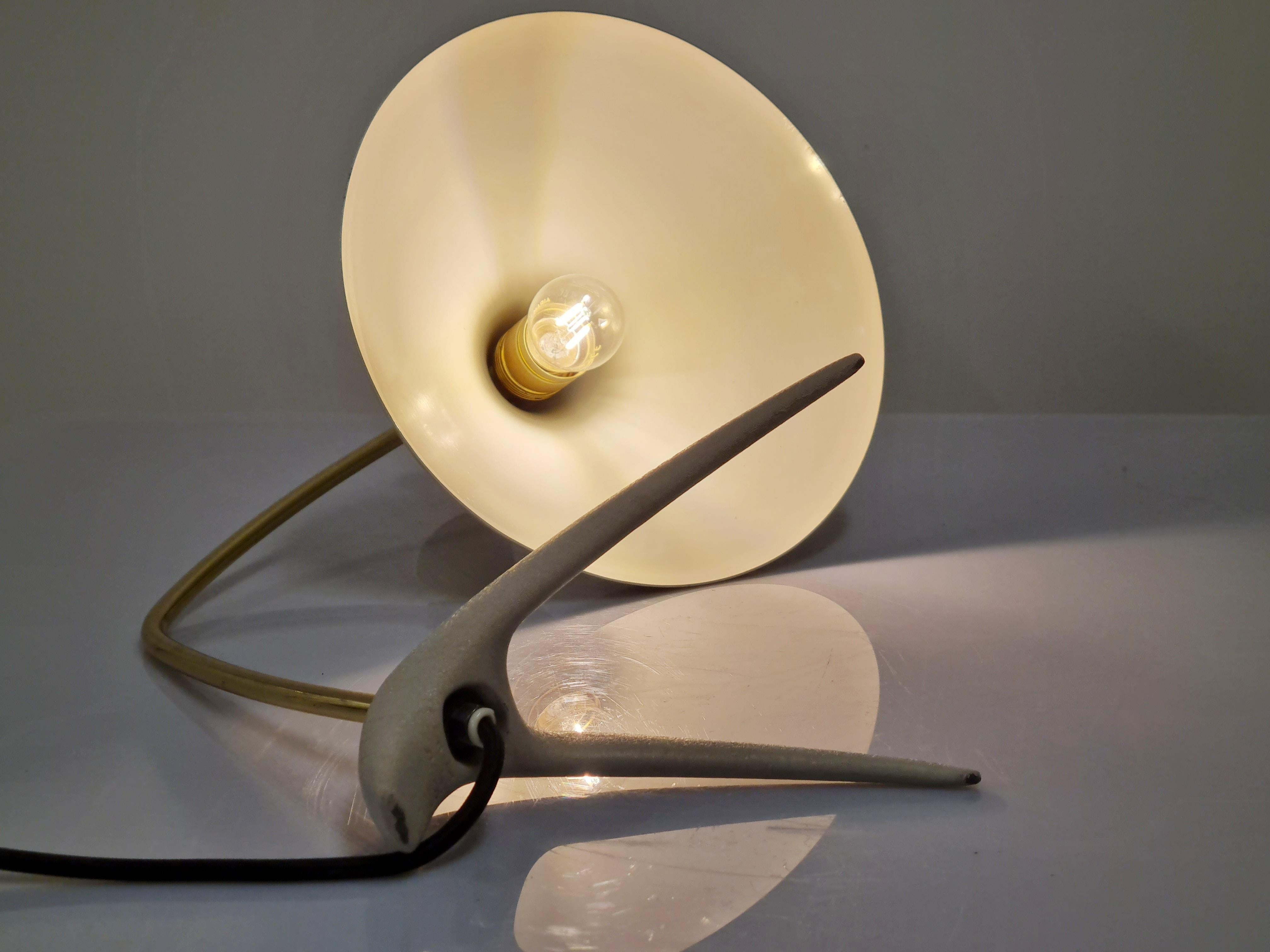 Sleek Crowfoot Table Lamp by Karl-Heinz Kinsky for Cosack For Sale 3