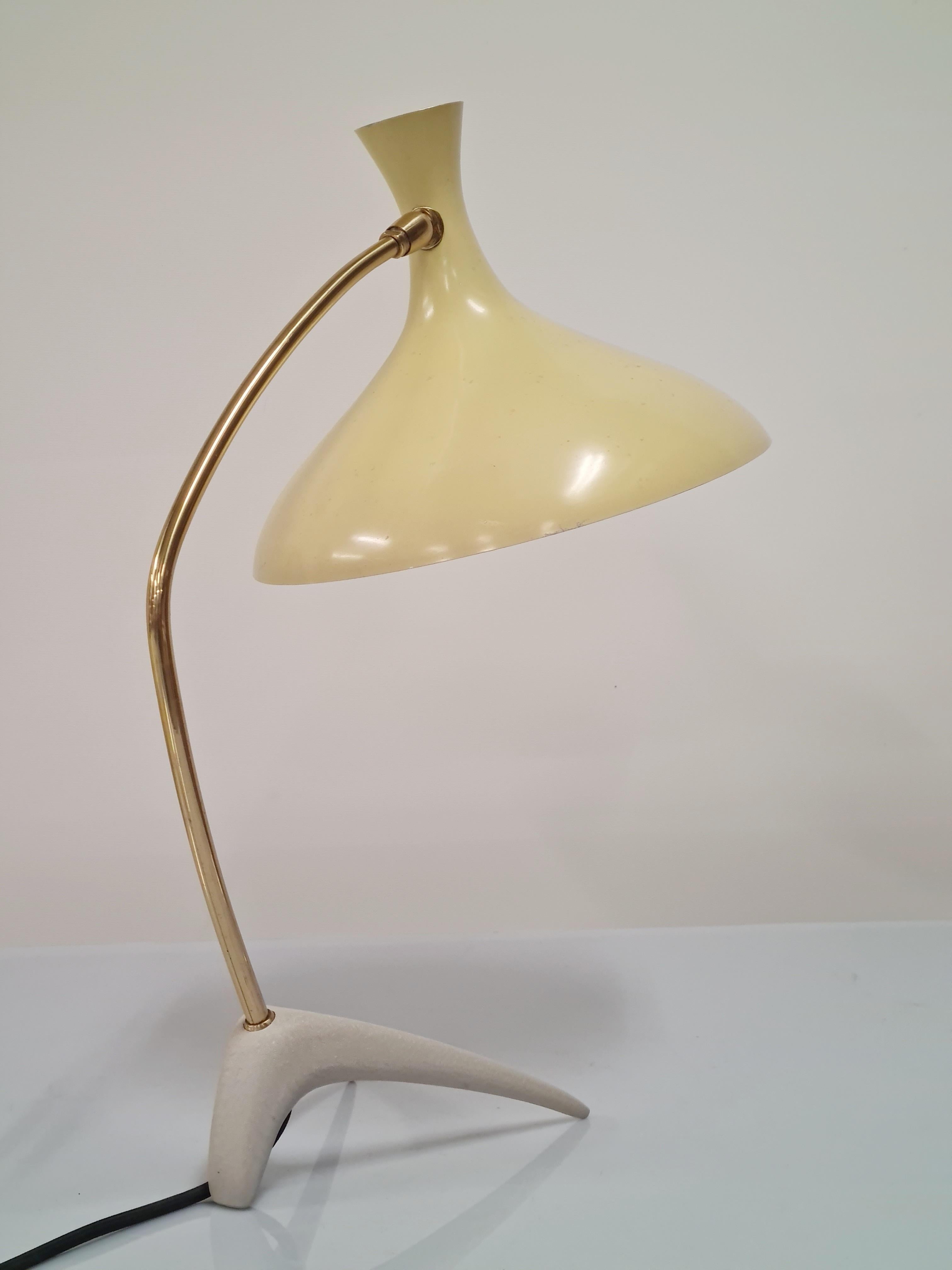 Sleek Crowfoot Table Lamp by Karl-Heinz Kinsky for Cosack For Sale 7