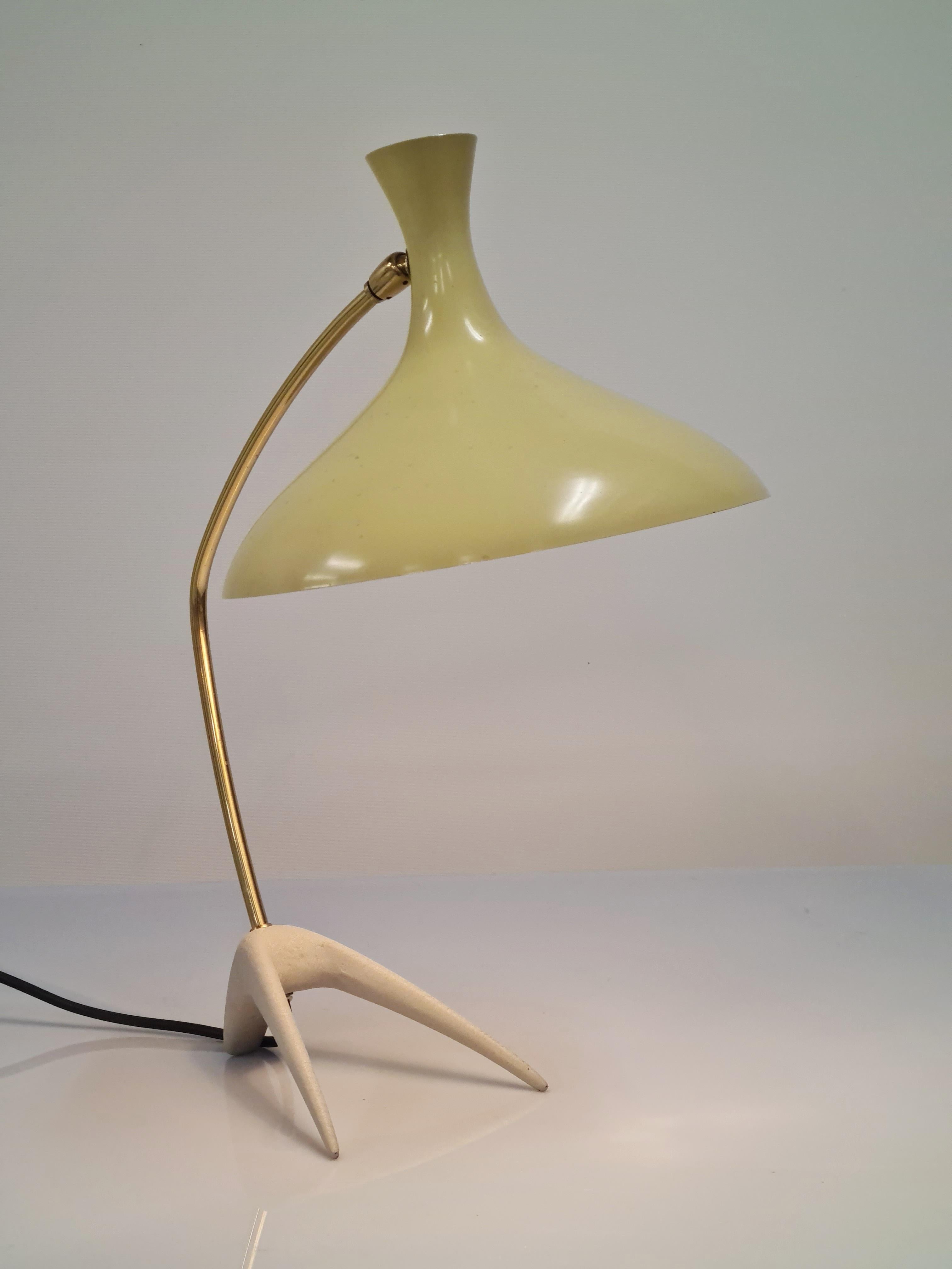 Sleek Crowfoot Table Lamp by Karl-Heinz Kinsky for Cosack In Good Condition For Sale In Helsinki, FI