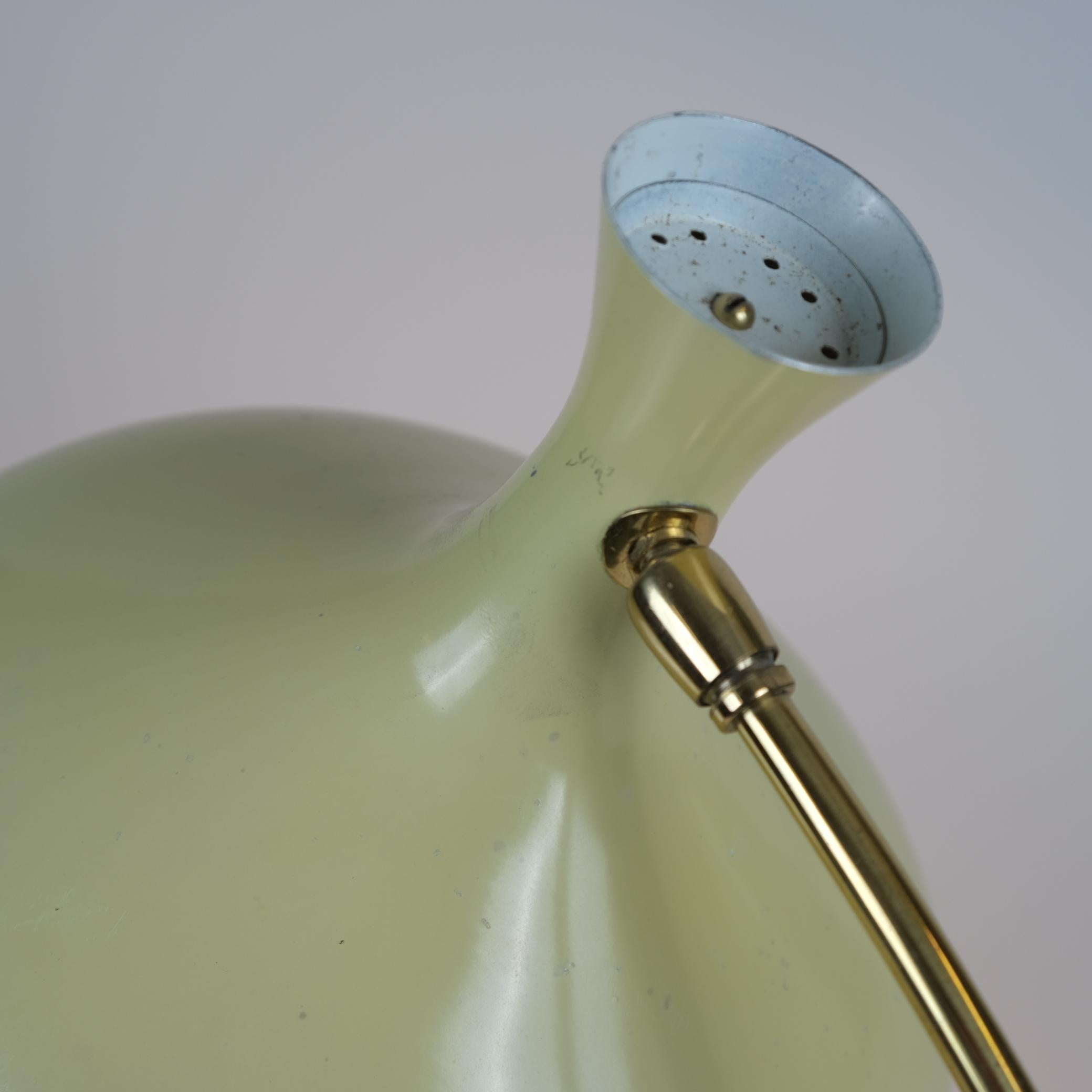 Lampe de table à pattes d'oie jaune par Karl-Heinz Kinsky pour Cosack, années 1950 en vente 1
