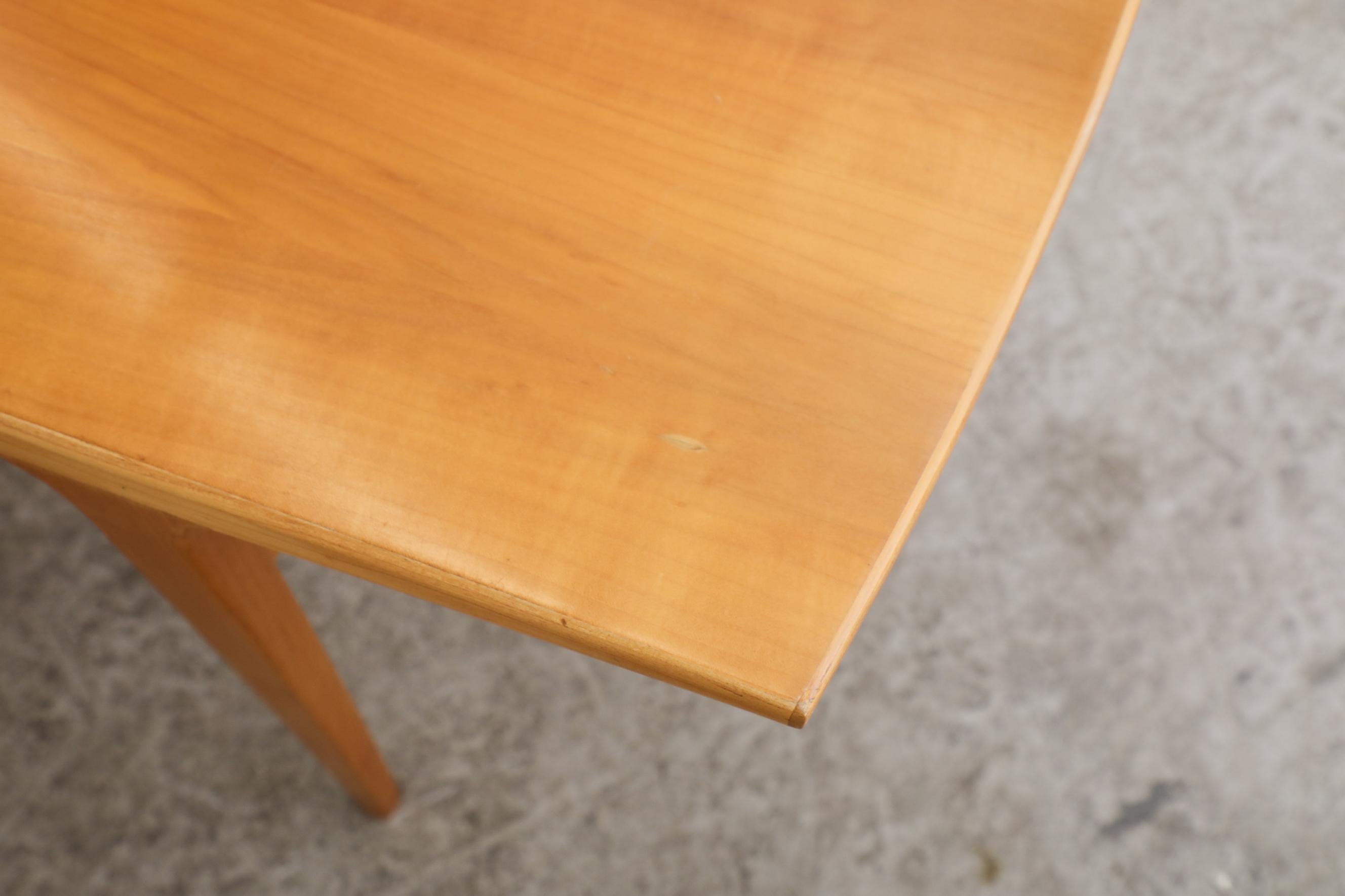 Sleek Danish Mid-Century Johannes Andersen Style Console Table in Pecan Wood For Sale 5