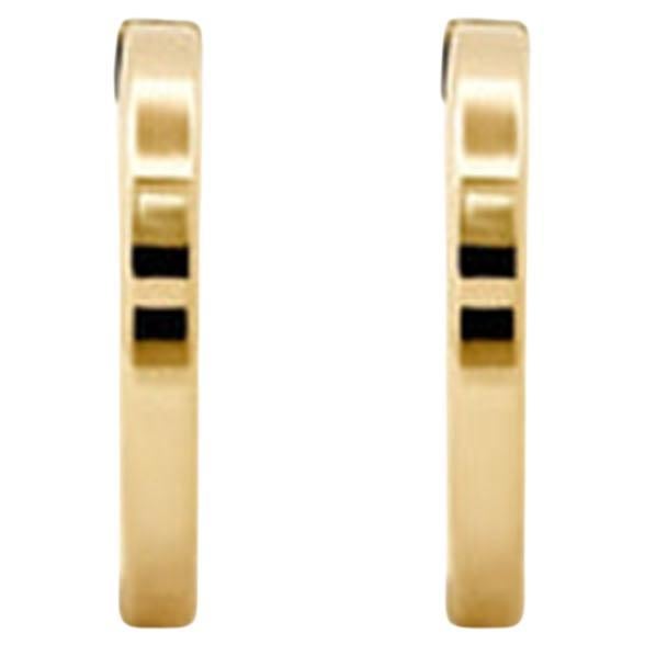 Orecchini a cerchio leggeri in oro Sleek Gold 14K (o 18k su richiesta)