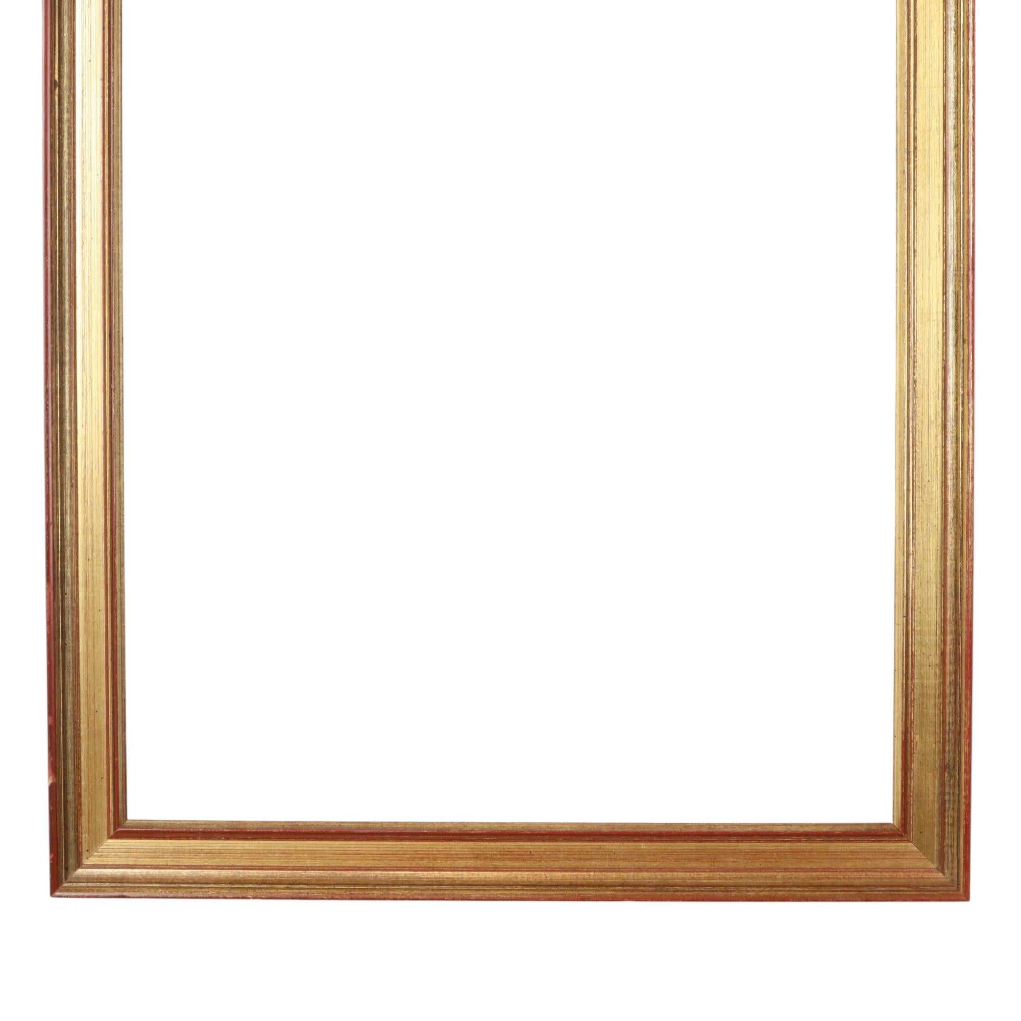 Baroque Sleek Gold Frame Classic Wooden Frame Gilded 53x43cm For Sale