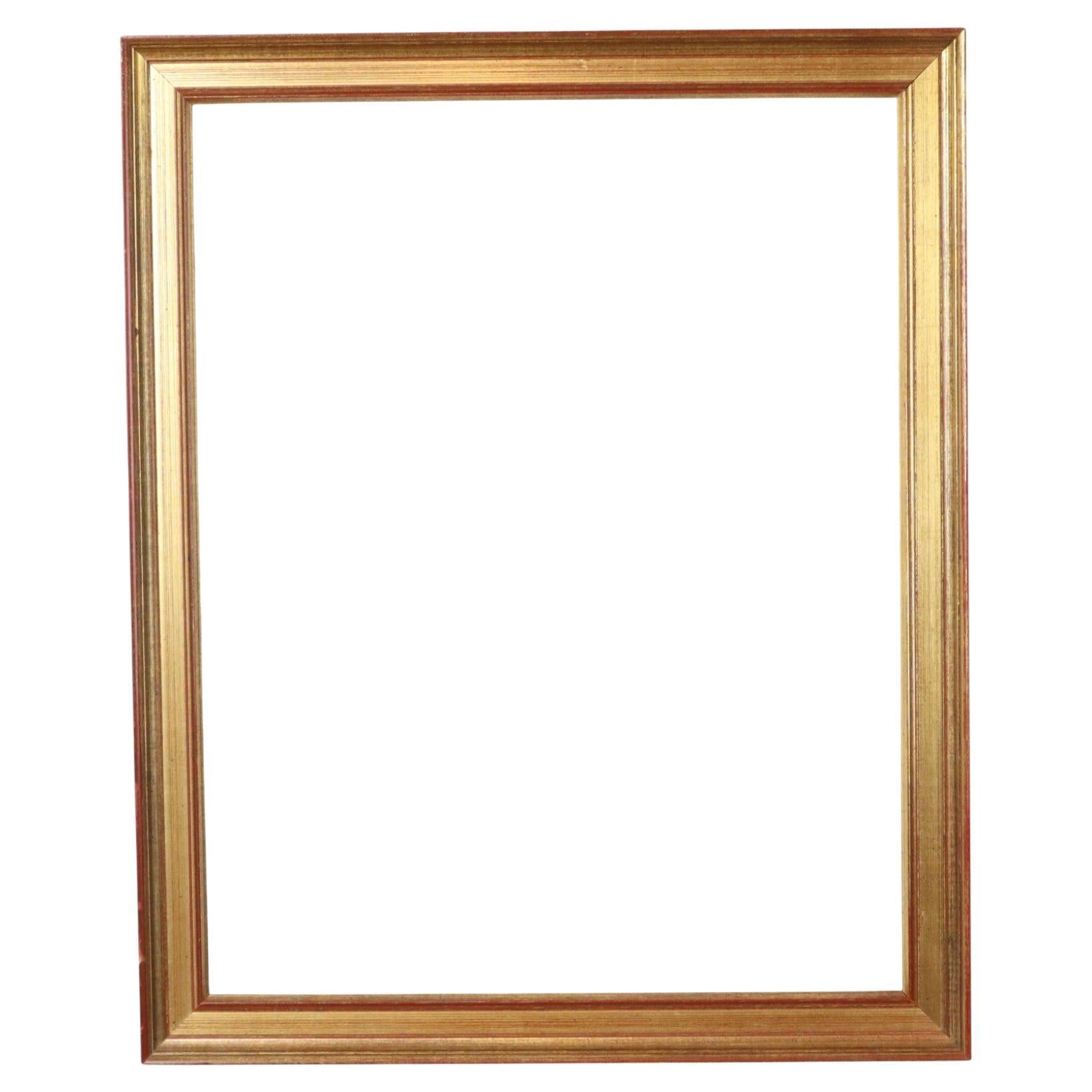 Elegante Marco Dorado Marco Clásico de Madera Dorada 53x43cm