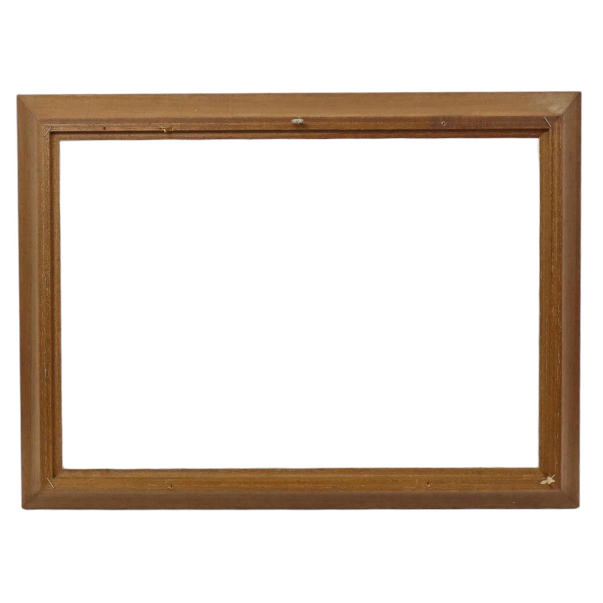 Sleek Golden Wooden Frame Painting Frame Classic 58x43cm For Sale 4