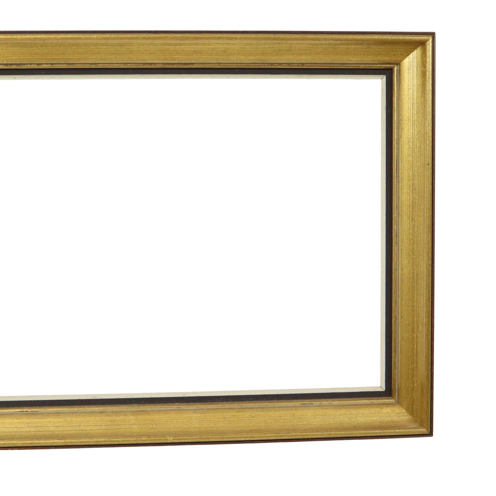 Rococo Sleek Golden Wooden Frame Painting Frame Classic 58x43cm For Sale