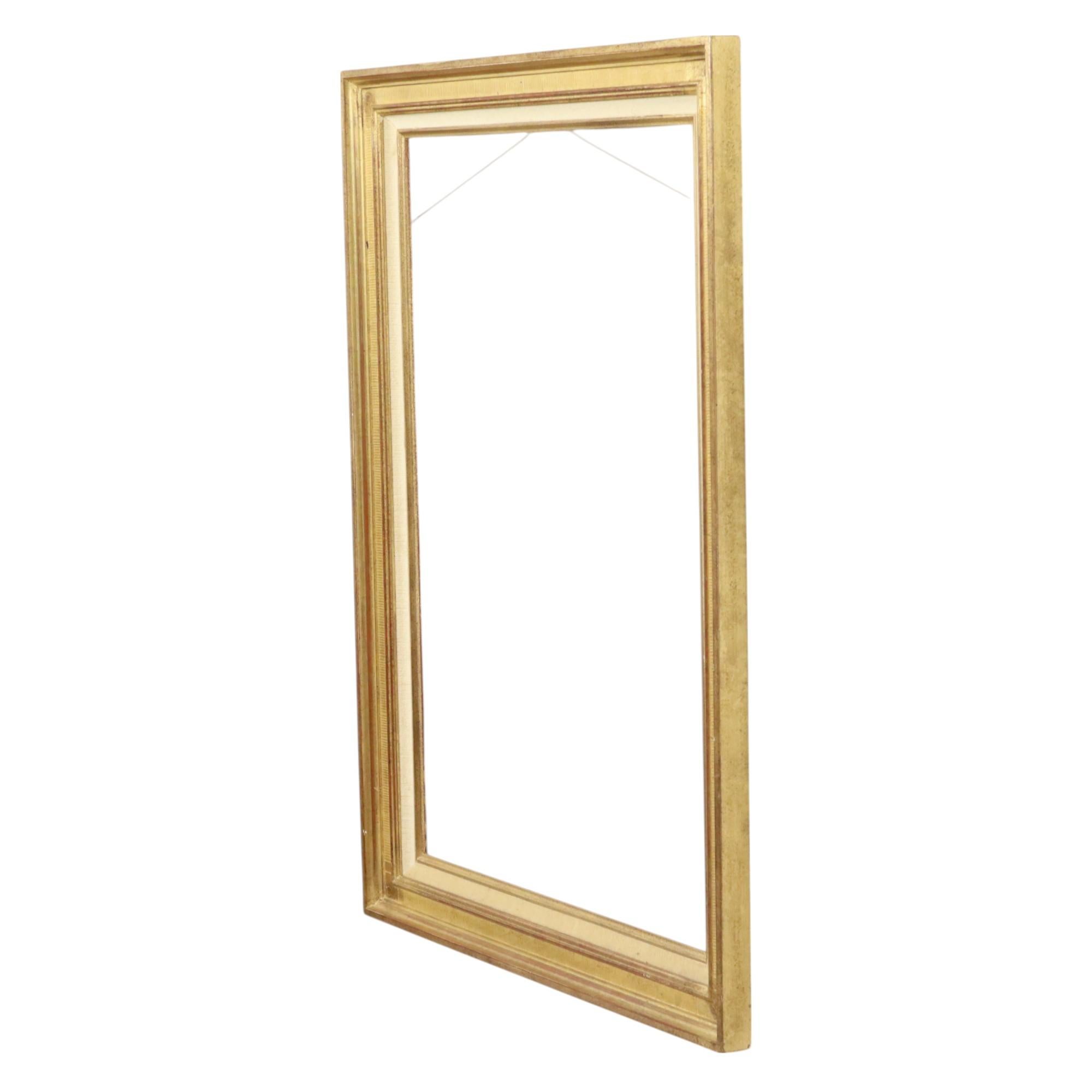 Sleek Golden Wooden Frame Painting Frame Classic 86x63cm For Sale 4