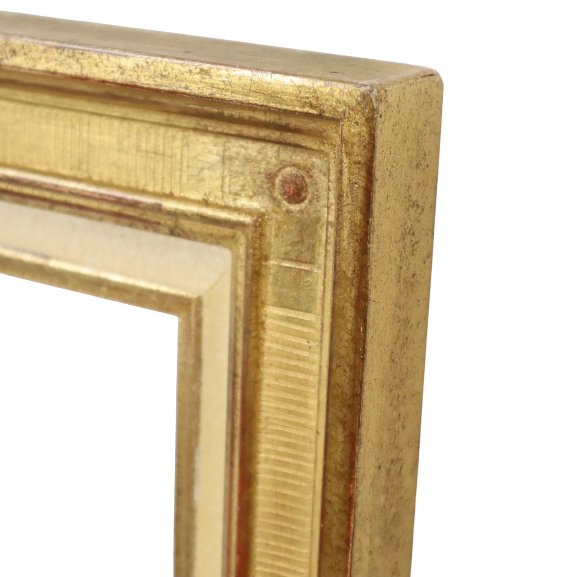 Sleek Golden Wooden Frame Painting Frame Classic 86x63cm For Sale 7