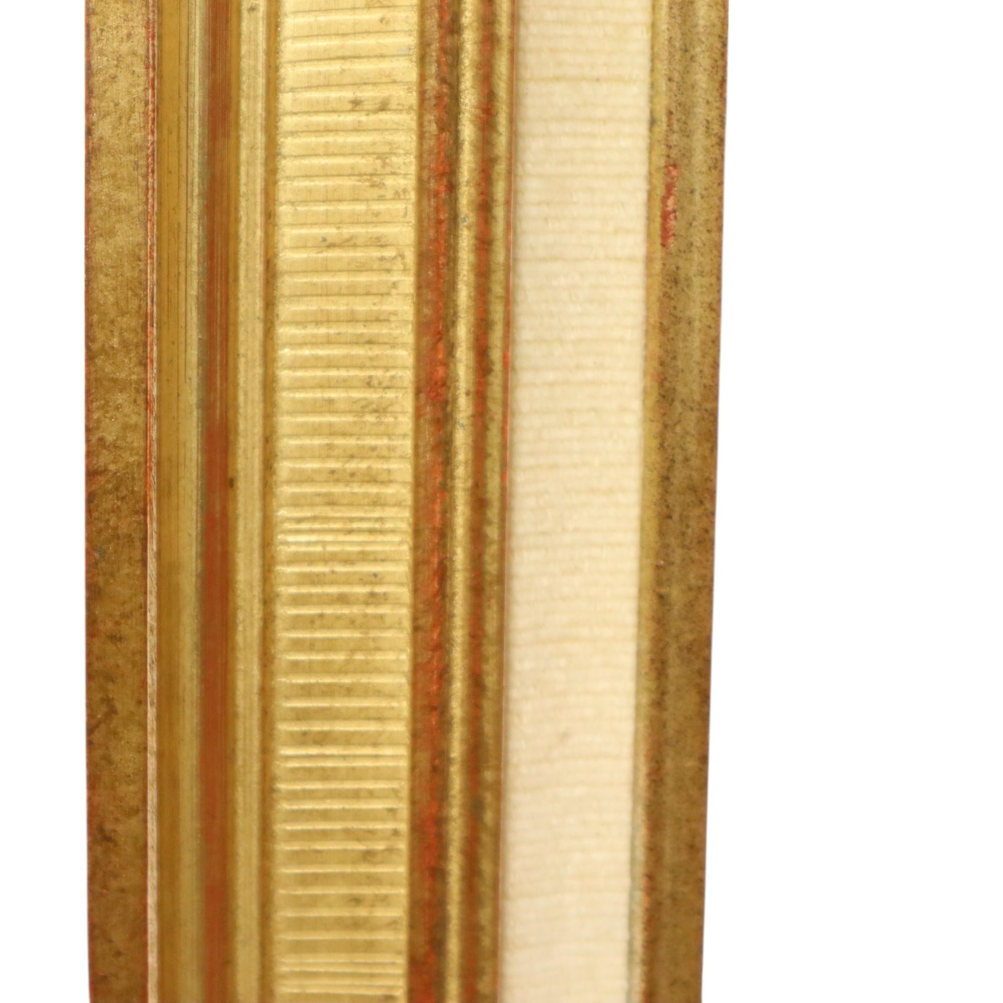 Sleek Golden Wooden Frame Painting Frame Classic 86x63cm For Sale 1