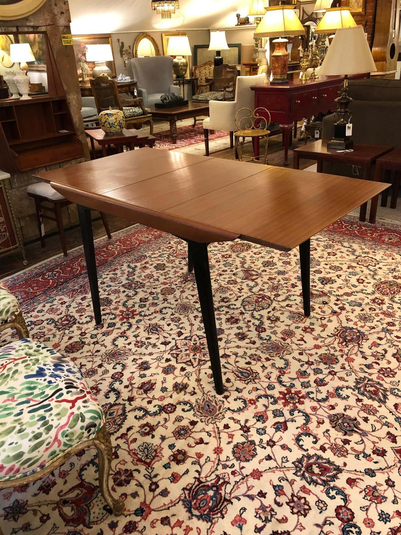 Sleek Great Apartment Size British G Plan Mid-Century Modern Dining Table 2