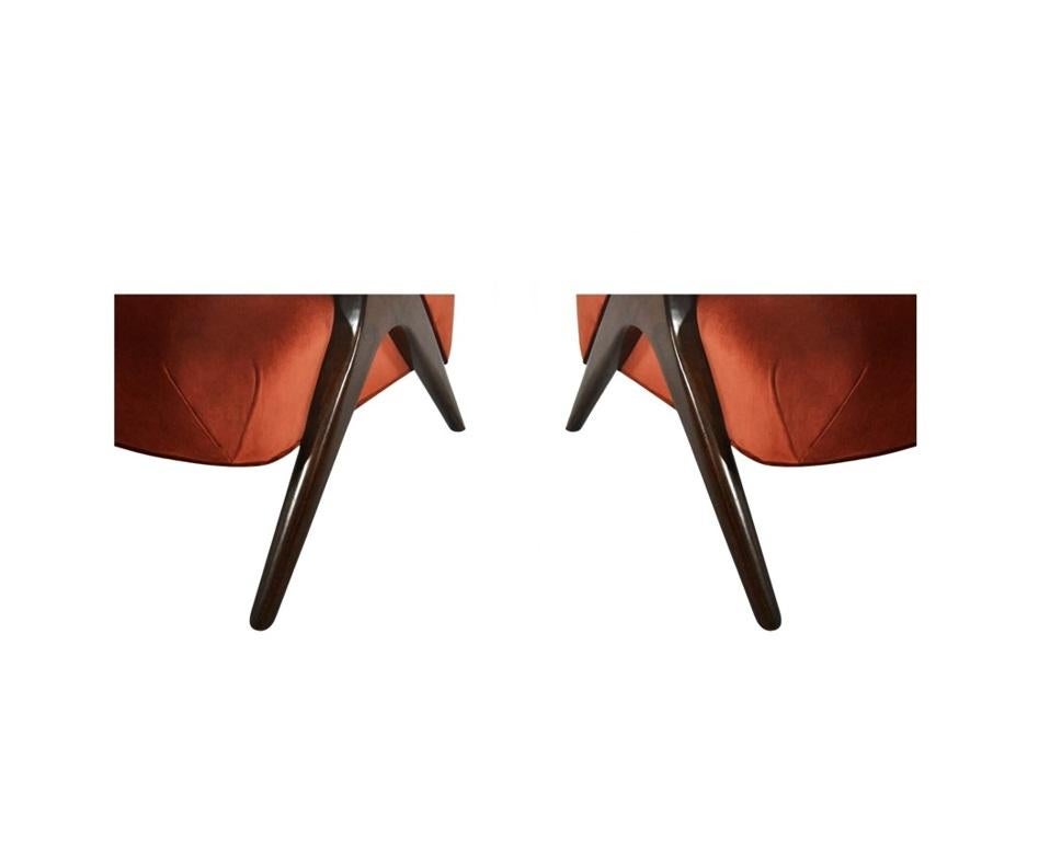 Karpen of California Barrel Lounge Chairs en vente 2