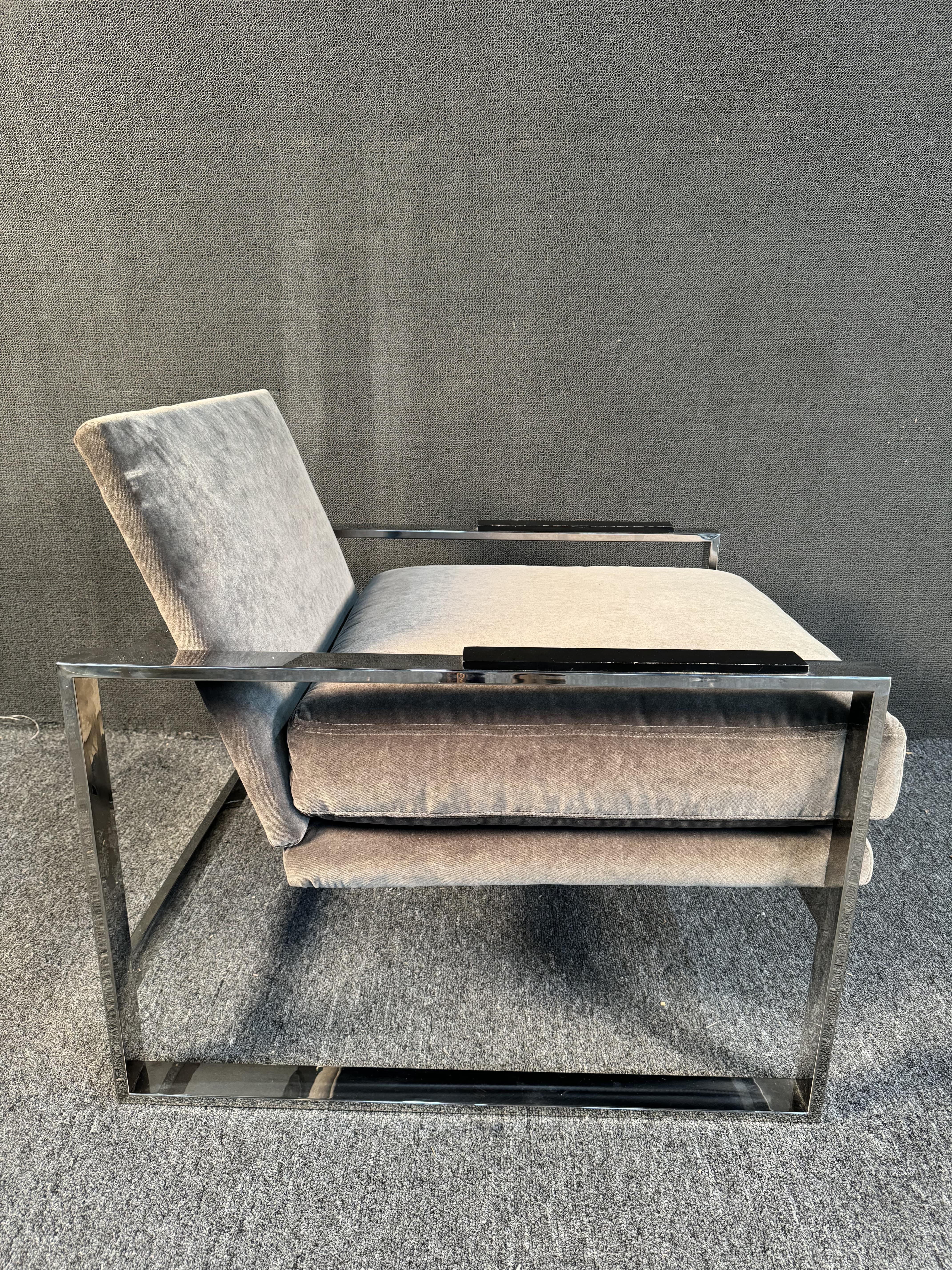 Contemporary Sleek Lounge Chair by Michael Weiss For Sale