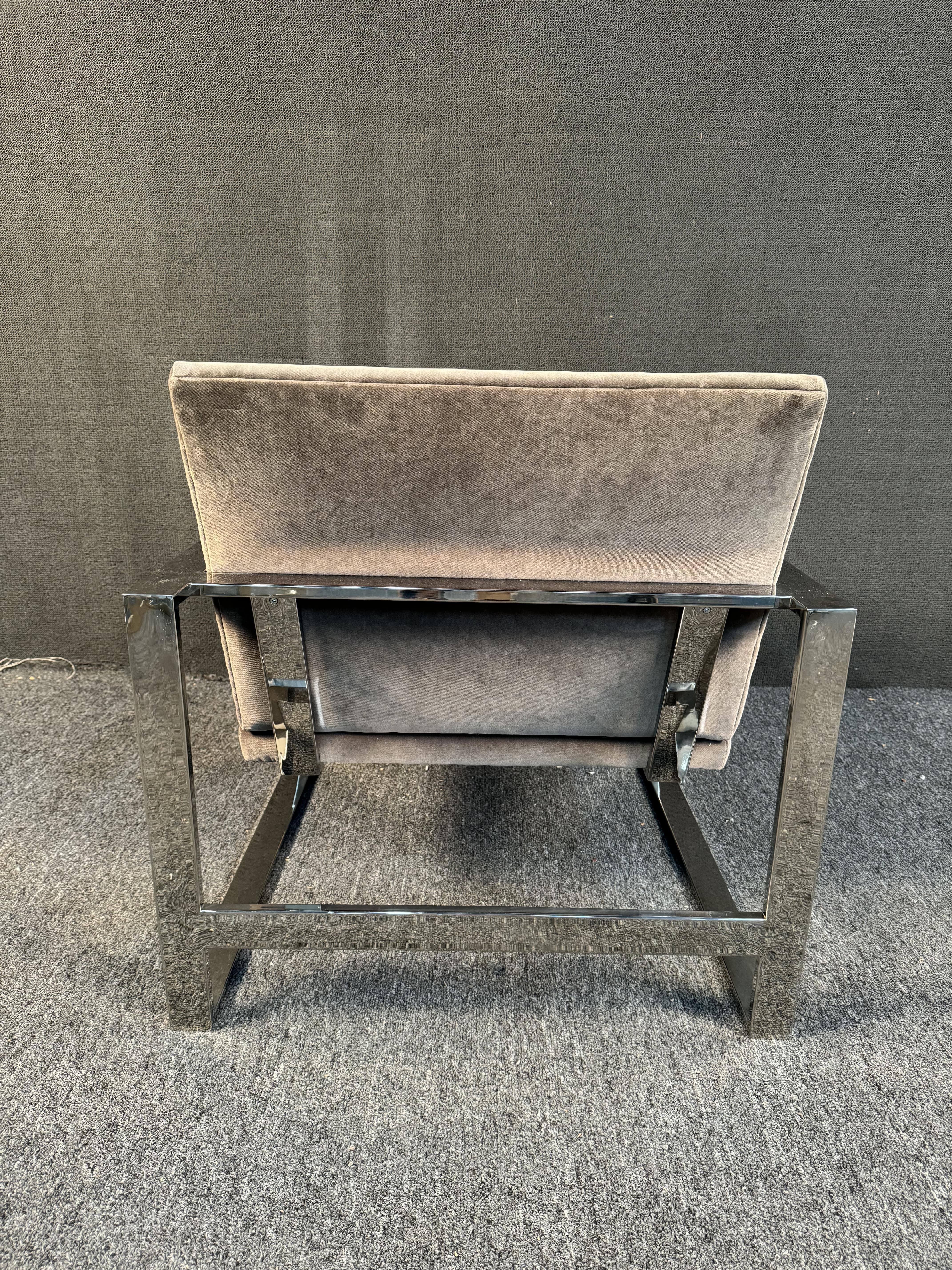 Métal Fauteuil de salon élégant de Michael Weiss en vente