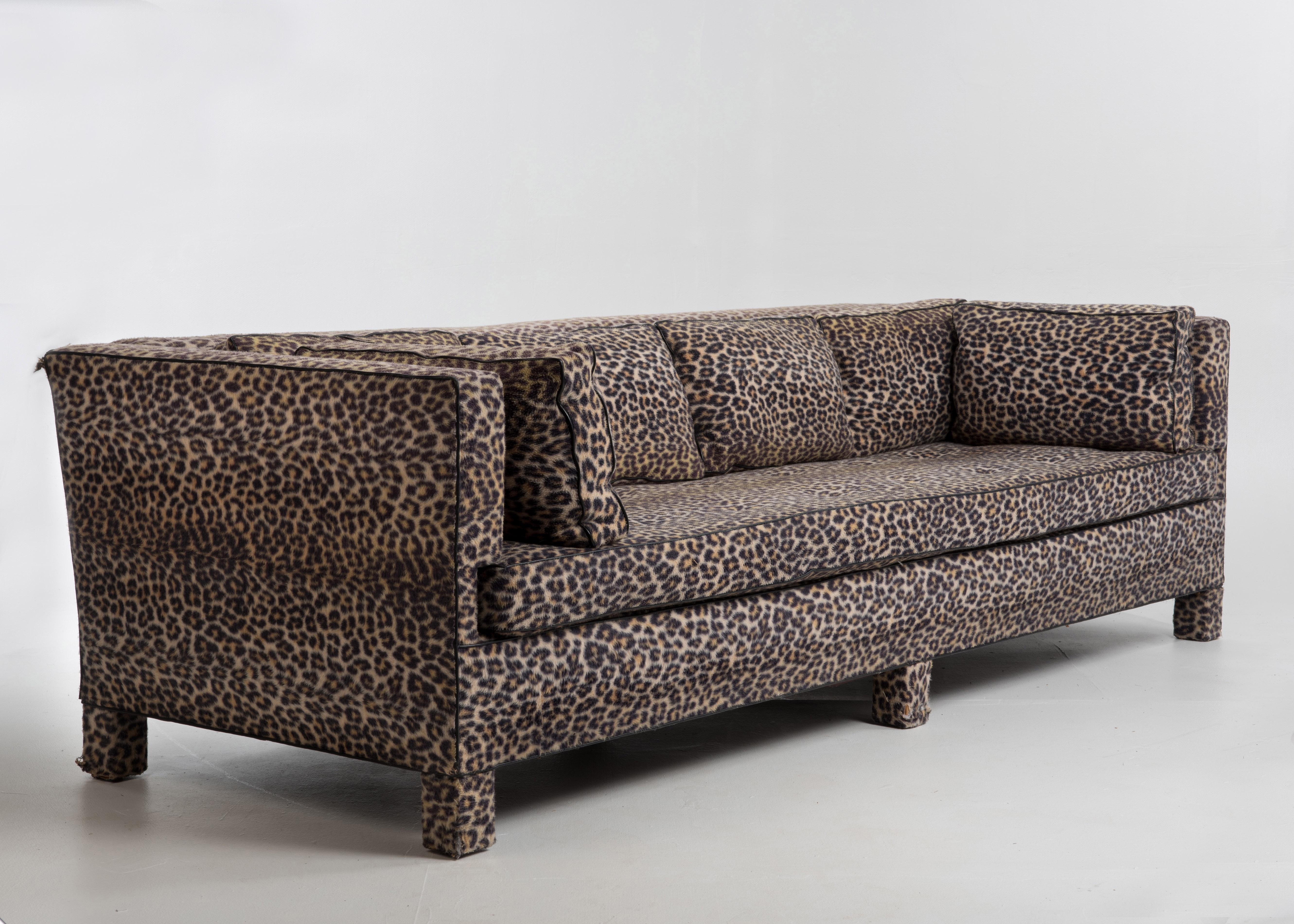 Upholstery Sleek Mid-Century Modern Moviestar Sofa by Billy Baldwin
