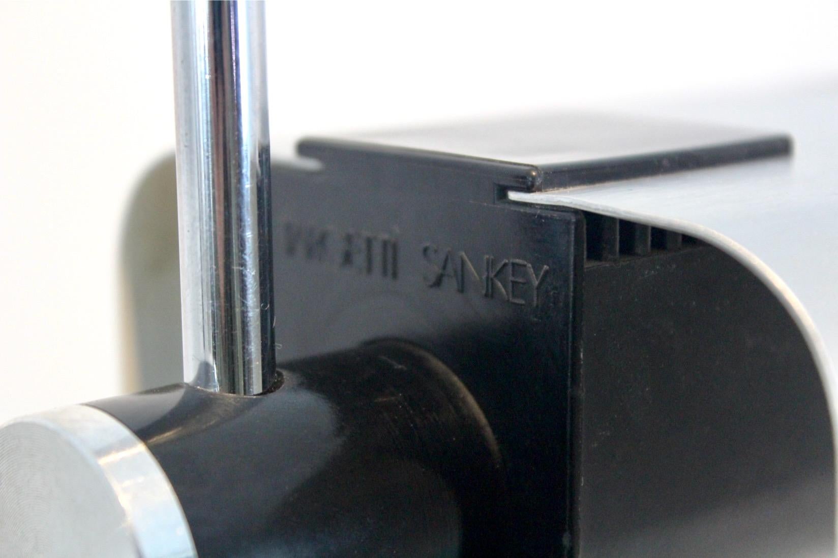 Elegante lámpara de escritorio modernista de mediados de siglo de Targetti Sankey, Italia, años 70 Aluminio en venta
