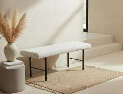 Sleek Modern Bench in the style of Paul McCobb