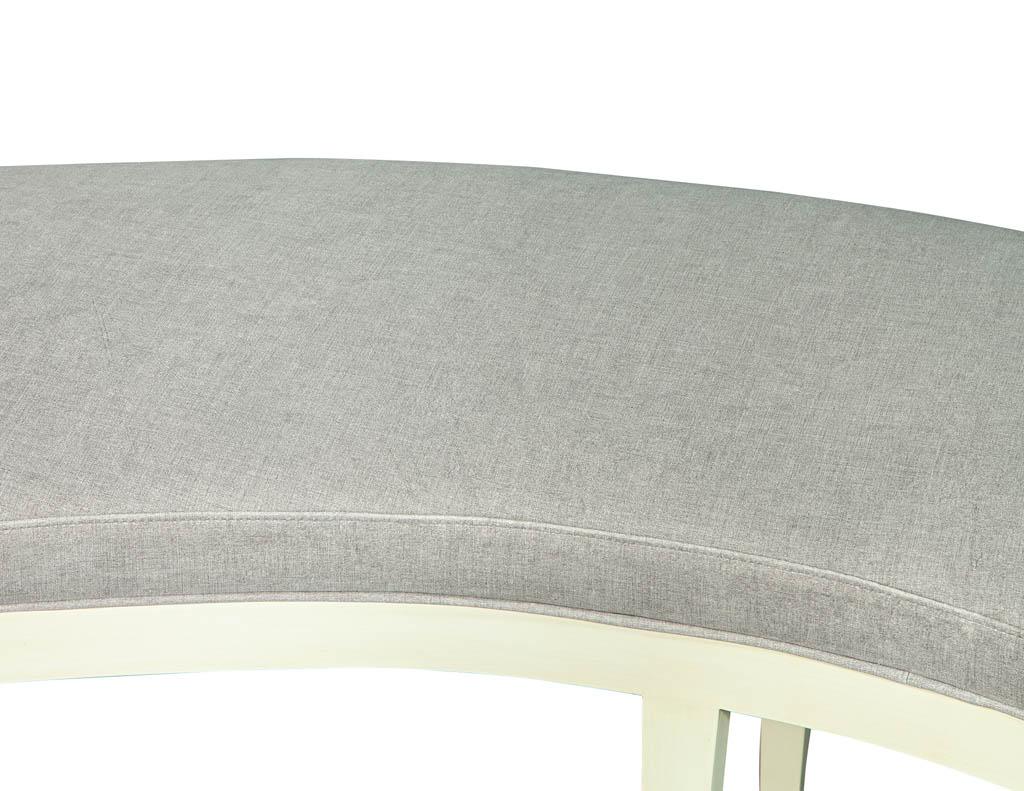 Canadian Sleek Modern Curved Bench by Carrocel