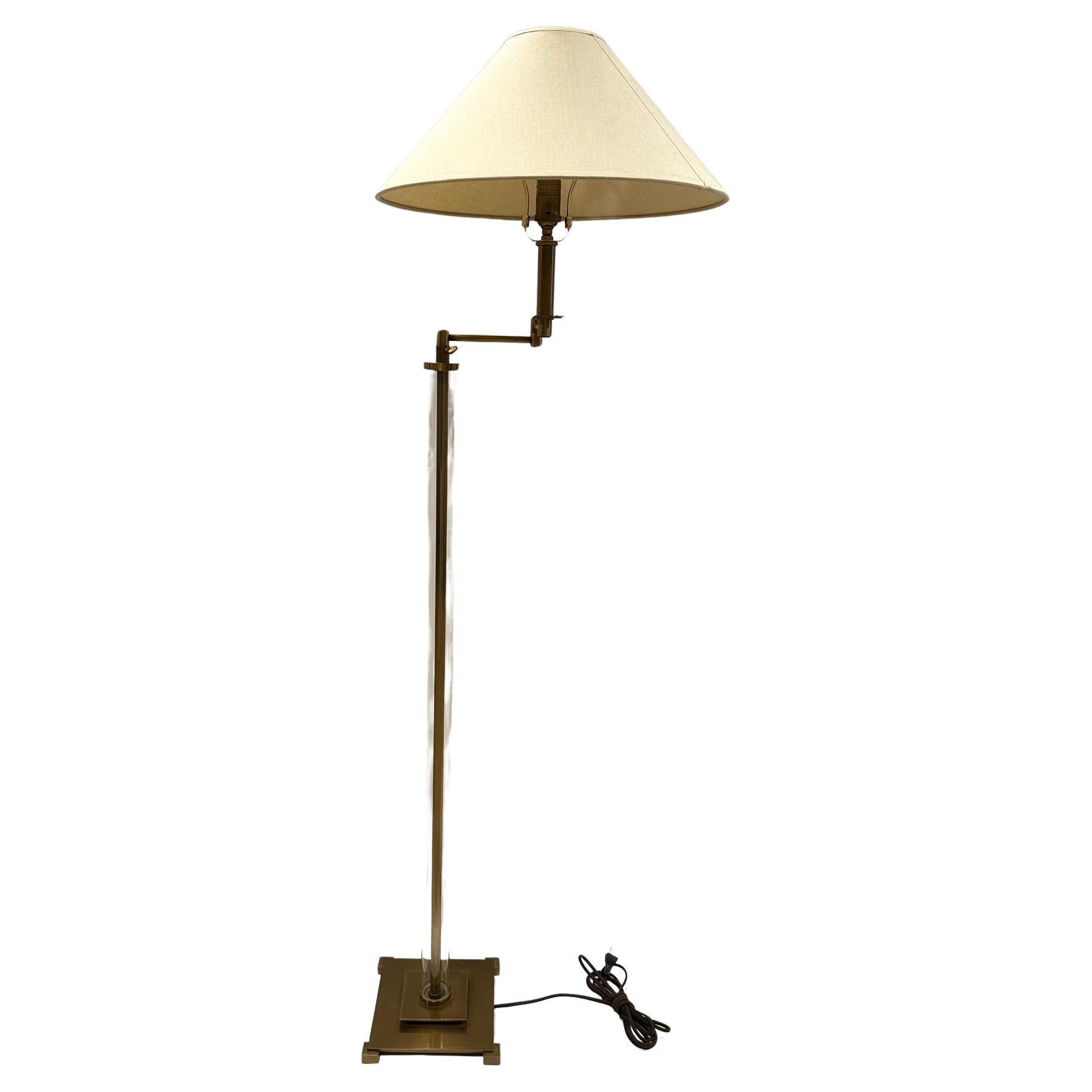 Sleek Modern Designer Floor Lamp For Sale