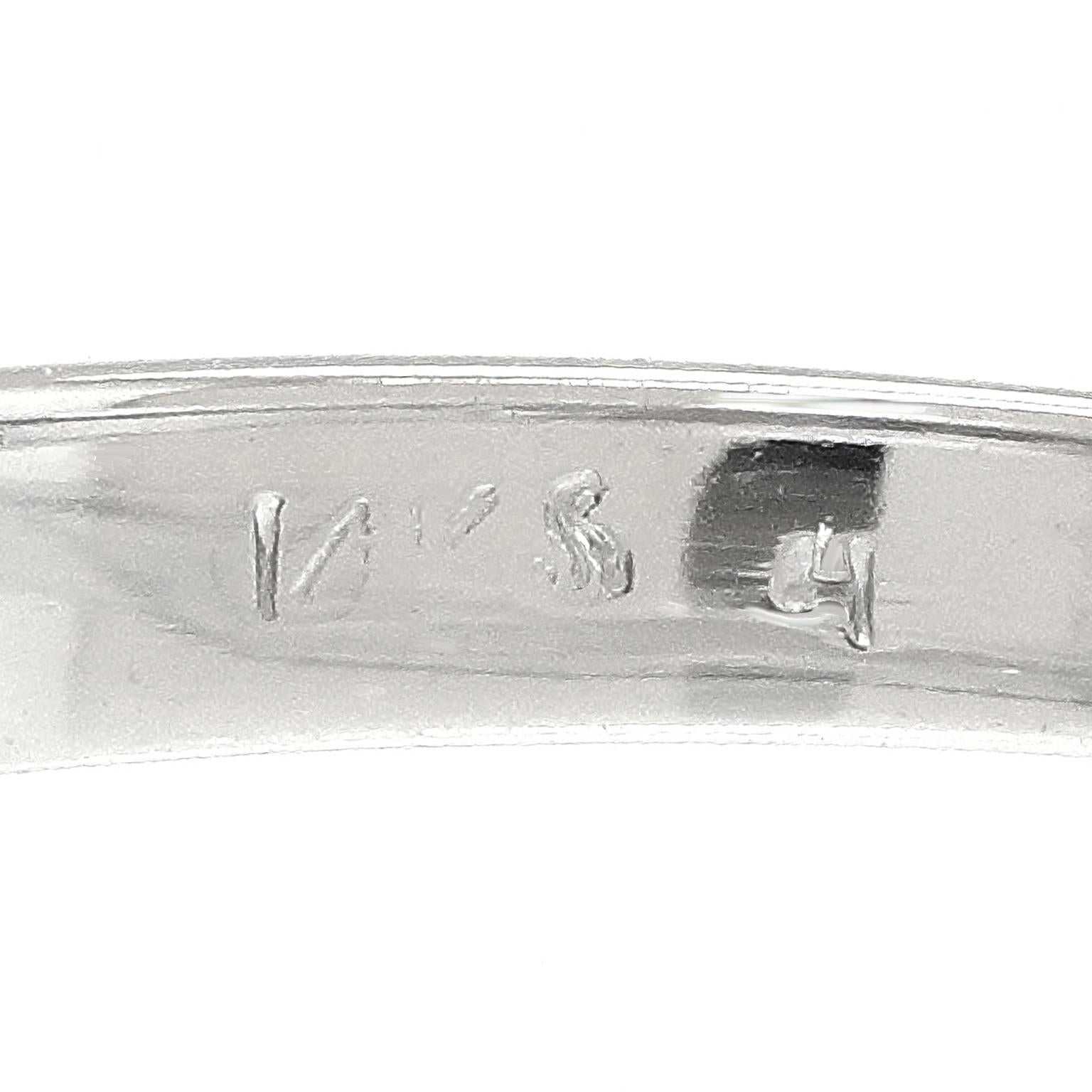 Schlichter Aquamarin- und Diamantring aus den Neunzigern für Damen oder Herren im Angebot