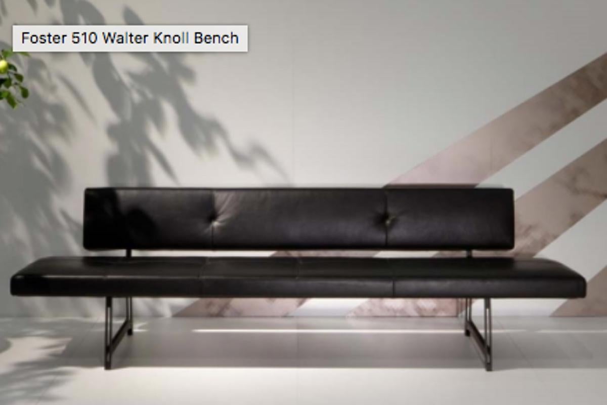 Sleek Norman Foster for Walter Knoll Leather Sofa / Daybed 'Foster 510' 13