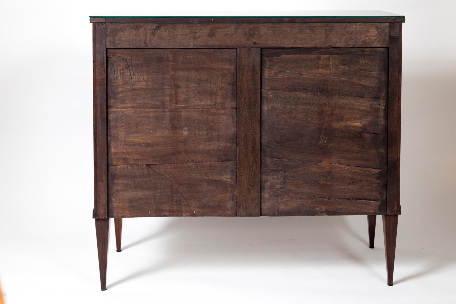 Sleek Pair of Continental Empire Chests of Drawers 1