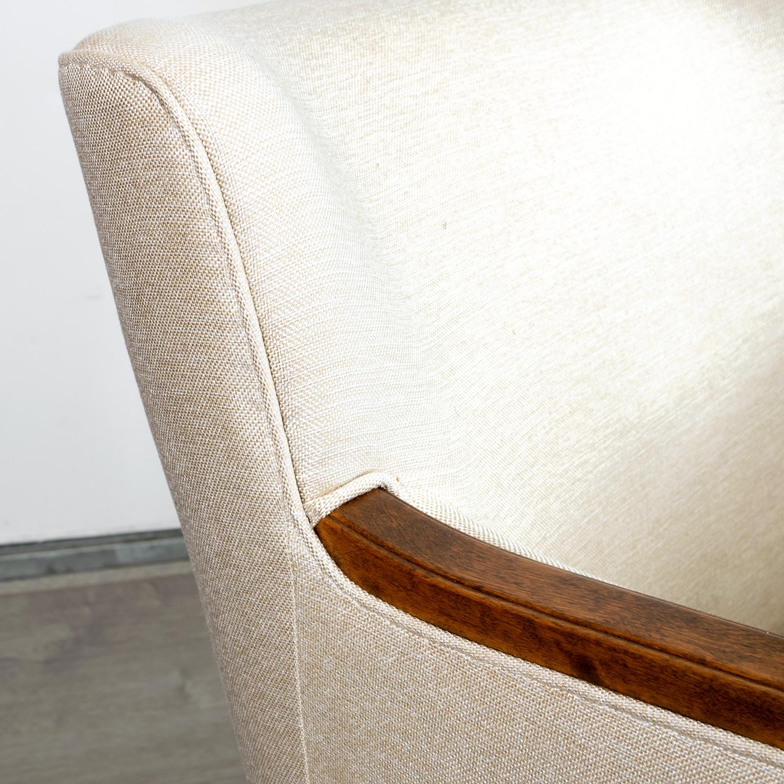 Sleek Pair of Scandinavian Modern Sycamore Chairs 2