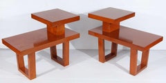 Sleek Pair of Telephone Tables