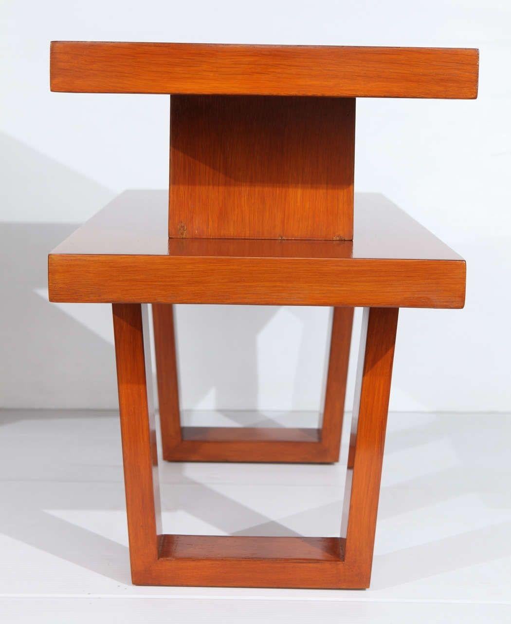 Sleek Pair of Telephone Tables For Sale 2
