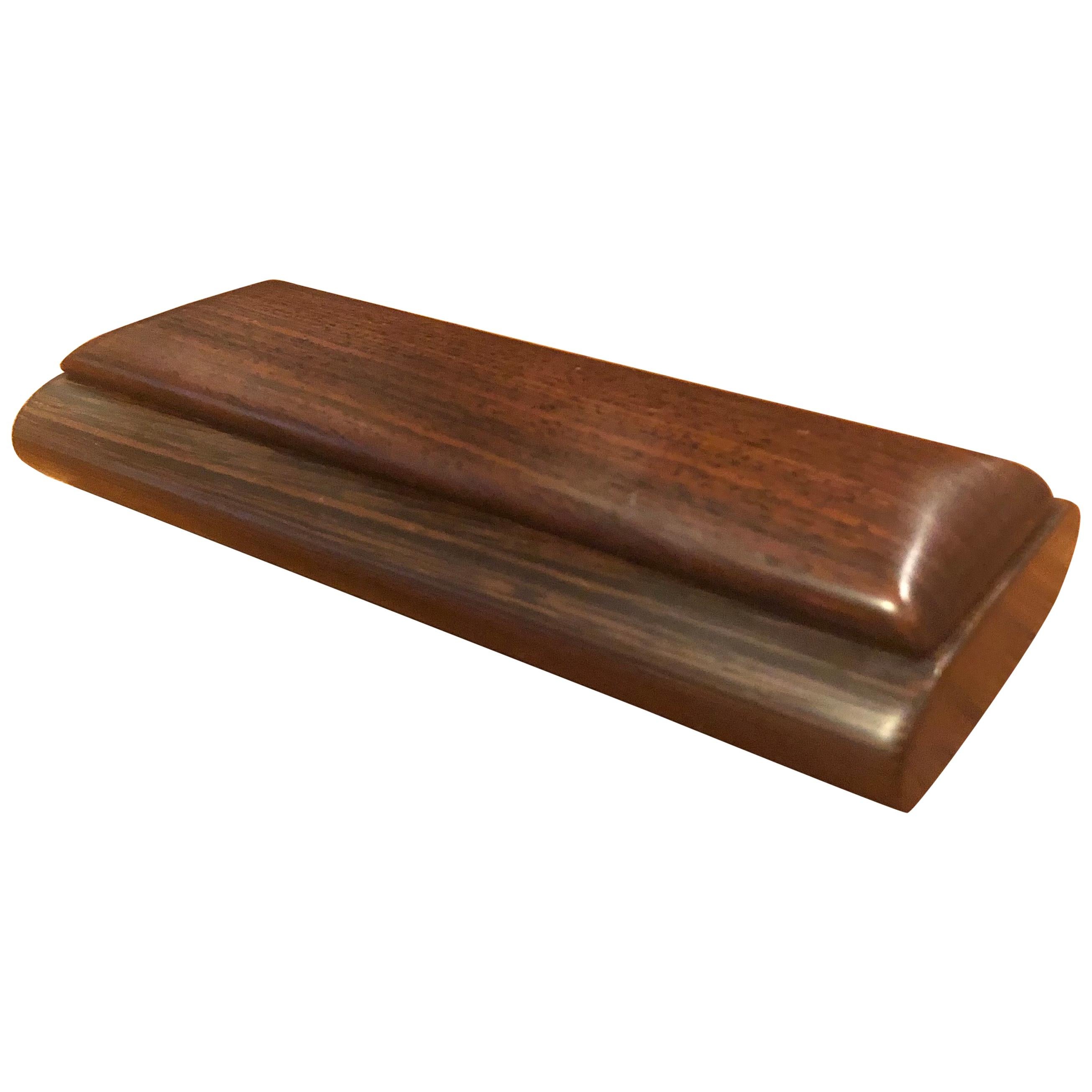 Sleek Rosewood Trinket Box