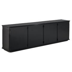 Sleek Sideboard in Black High Gloss Lacquer