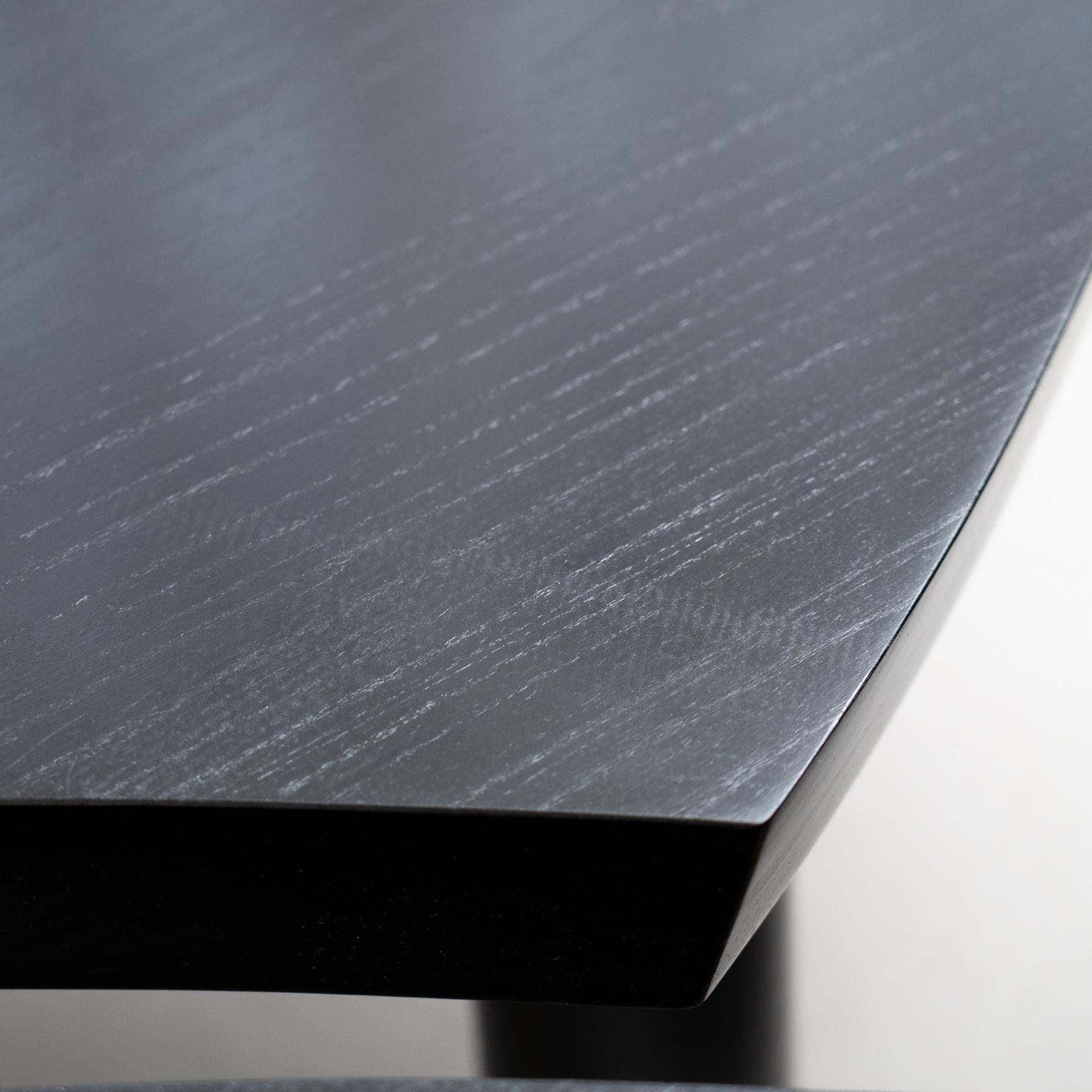 Sleek Sophistication: Pierre Chapo's T22 Table in Special Black Edition For Sale 10