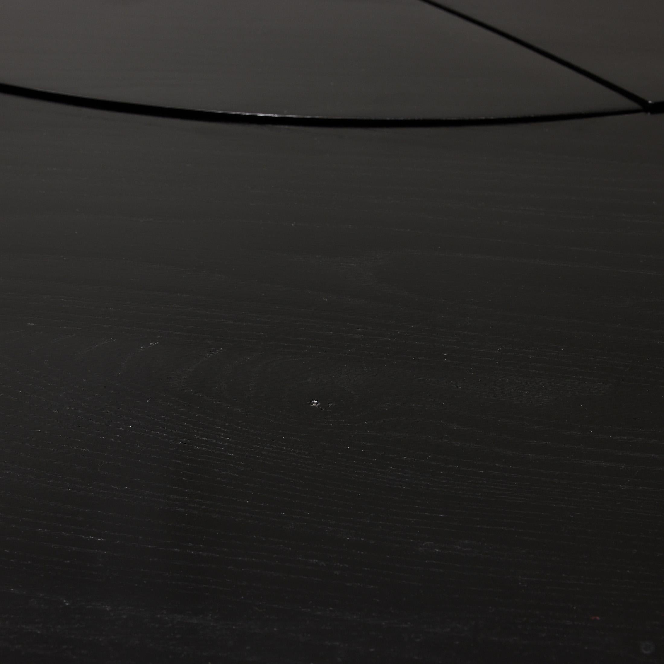 French Sleek Sophistication: Pierre Chapo's T22 Table in Special Black Edition For Sale