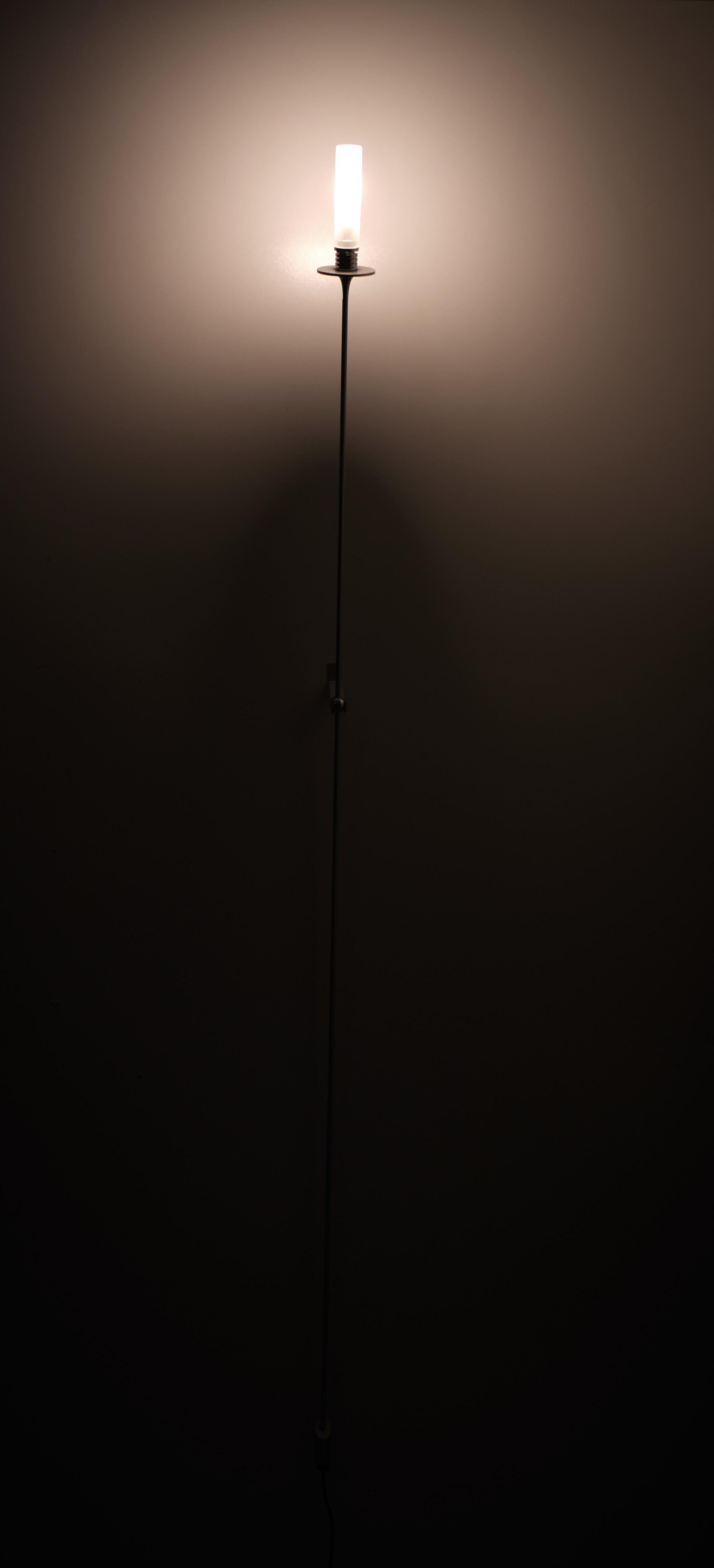 Sleek tall Halogen Wall lamp Occhio Italy  For Sale 1