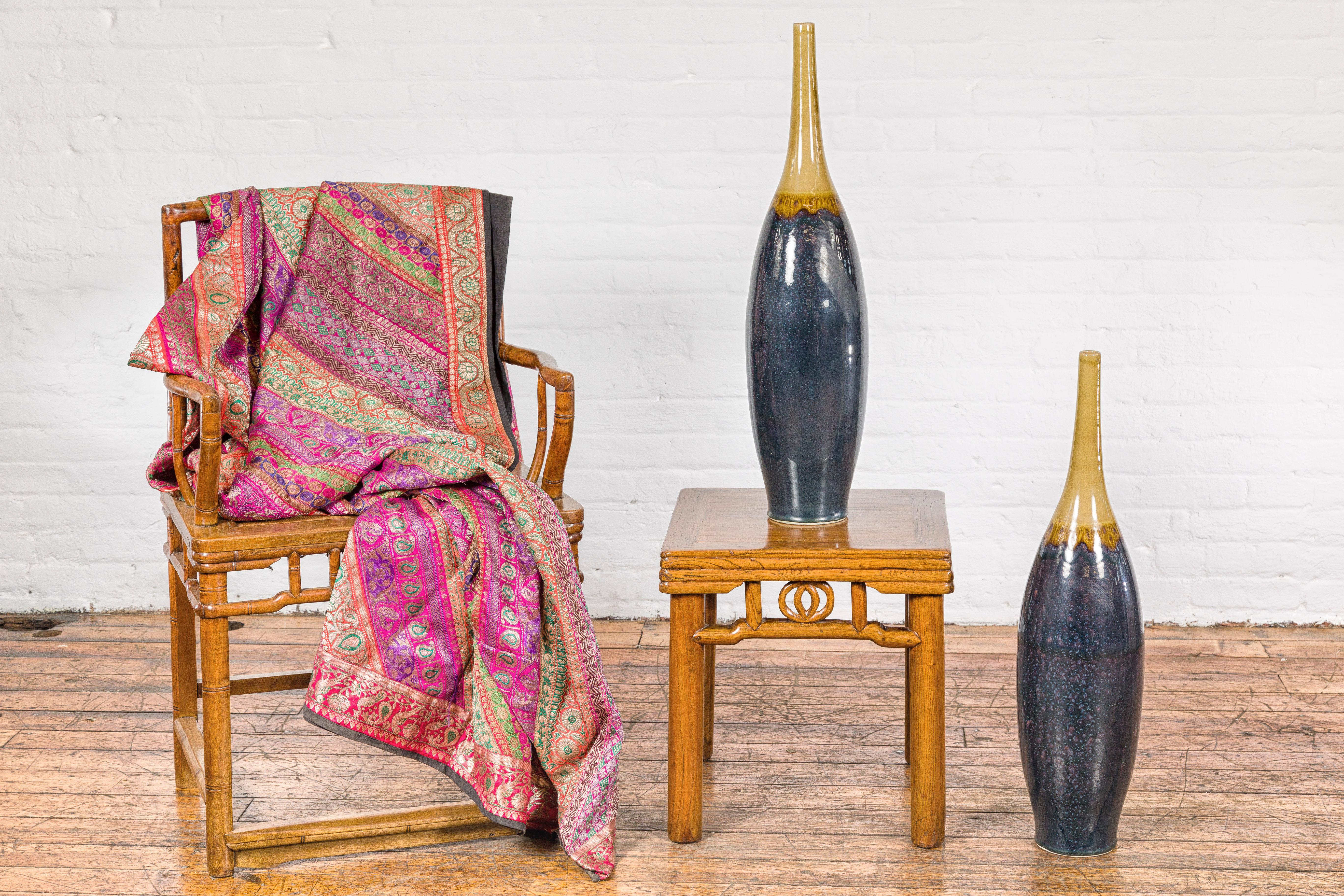 Grand vase contemporain multicolore à bec étroit  en vente 9